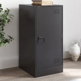 Aparador de acero negro 34,5x39x73 cm de vidaXL, Aparadores - Ref: Foro24-841709, Precio: 80,05 €, Descuento: %