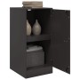Aparador de acero negro 34,5x39x73 cm de vidaXL, Aparadores - Ref: Foro24-841709, Precio: 81,95 €, Descuento: %