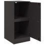 Aparador de acero negro 34,5x39x73 cm de vidaXL, Aparadores - Ref: Foro24-841709, Precio: 81,95 €, Descuento: %