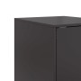 Aparador de acero negro 34,5x39x73 cm de vidaXL, Aparadores - Ref: Foro24-841709, Precio: 81,95 €, Descuento: %