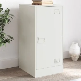 Aparador de acero blanco 34,5x39x73 cm de vidaXL, Aparadores - Ref: Foro24-841714, Precio: 62,29 €, Descuento: %