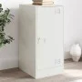 Aparador de acero blanco 34,5x39x73 cm de vidaXL, Aparadores - Ref: Foro24-841714, Precio: 62,29 €, Descuento: %