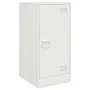 Aparador de acero blanco 34,5x39x73 cm de vidaXL, Aparadores - Ref: Foro24-841714, Precio: 62,29 €, Descuento: %