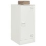Aparador de acero blanco 34,5x39x73 cm de vidaXL, Aparadores - Ref: Foro24-841714, Precio: 62,90 €, Descuento: %