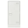 Aparador de acero blanco 34,5x39x73 cm de vidaXL, Aparadores - Ref: Foro24-841714, Precio: 62,29 €, Descuento: %