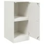 Aparador de acero blanco 34,5x39x73 cm de vidaXL, Aparadores - Ref: Foro24-841714, Precio: 62,29 €, Descuento: %