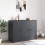 Aparador de acero antracita 99x39x73 cm de vidaXL, Aparadores - Ref: Foro24-841723, Precio: 165,67 €, Descuento: %