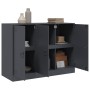 Aparador de acero antracita 99x39x73 cm de vidaXL, Aparadores - Ref: Foro24-841723, Precio: 165,67 €, Descuento: %