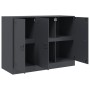 Aparador de acero antracita 99x39x73 cm de vidaXL, Aparadores - Ref: Foro24-841723, Precio: 165,67 €, Descuento: %