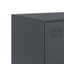 Aparador de acero antracita 99x39x73 cm de vidaXL, Aparadores - Ref: Foro24-841723, Precio: 165,67 €, Descuento: %