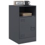 Mesitas de noche 2 unidades gris antracita 34,5x39x62 cm de vidaXL, Mesitas de noche - Ref: Foro24-841768, Precio: 96,45 €, D...