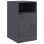 Mesitas de noche 2 unidades gris antracita 34,5x39x62 cm de vidaXL, Mesitas de noche - Ref: Foro24-841768, Precio: 96,45 €, D...