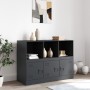 Aparador de acero antracita 99x39x73 cm de vidaXL, Aparadores - Ref: Foro24-841789, Precio: 142,20 €, Descuento: %