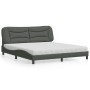 Cama con colchón de tela gris oscuro 180x200 cm de vidaXL, Camas y somieres - Ref: Foro24-3208549, Precio: 473,36 €, Descuent...
