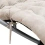 Geometric lounger with black and gray steel cushion by vidaXL, Loungers - Ref: Foro24-3213546, Price: 136,20 €, Discount: %