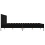 Estructura de cama madera de ingeniería y metal negro 180x200cm de vidaXL, Camas y somieres - Ref: Foro24-3280012, Precio: 16...
