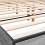 Estructura cama madera ingeniería metal gris Sonoma 120x190 cm de vidaXL, Camas y somieres - Ref: Foro24-3280025, Precio: 146...