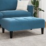 Reposapiés de terciopelo azul 77x55x31 cm de vidaXL, Otomanas - Ref: Foro24-4007365, Precio: 67,77 €, Descuento: %