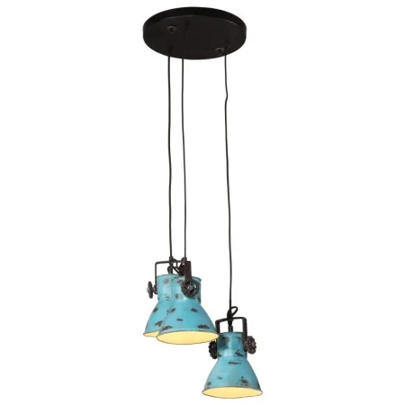 Lámpara de techo azul desgastado 25 W E27 30x30x100 cm de vidaXL, Lámparas - Ref: Foro24-371860, Precio: 70,24 €, Descuento: %