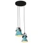 Lámpara de techo azul desgastado 25 W E27 30x30x100 cm de vidaXL, Lámparas - Ref: Foro24-371860, Precio: 70,24 €, Descuento: %