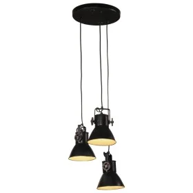 Lámpara colgante negra 25 W E27 30x30x100 cm de vidaXL, Lámparas - Ref: Foro24-371857, Precio: 78,13 €, Descuento: %