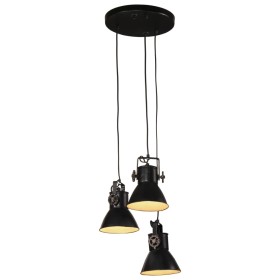 Lámpara colgante negra 25 W E27 30x30x100 cm de vidaXL, Lámparas - Ref: Foro24-371857, Precio: 75,53 €, Descuento: %