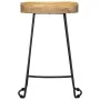 Taburetes de cocina gavin 2 unidades madera maciza de mango de vidaXL, Taburetes de cocina - Ref: Foro24-247837, Precio: 120,...