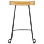 Taburetes de cocina gavin 2 unidades madera maciza de mango de vidaXL, Taburetes de cocina - Ref: Foro24-247837, Precio: 120,...