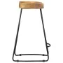 Taburetes de cocina gavin 2 unidades madera maciza de mango de vidaXL, Taburetes de cocina - Ref: Foro24-247837, Precio: 120,...