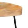 Taburetes de cocina gavin 2 unidades madera maciza de mango de vidaXL, Taburetes de cocina - Ref: Foro24-247837, Precio: 127,...