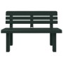 Banco de jardín polipropileno verde 110x52x71 cm de vidaXL, Bancos de jardín - Ref: Foro24-4009381, Precio: 136,73 €, Descuen...