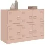 Aparador de acero rosa 99x39x73 cm de vidaXL, Aparadores - Ref: Foro24-841794, Precio: 159,89 €, Descuento: %
