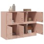 Aparador de acero rosa 99x39x73 cm de vidaXL, Aparadores - Ref: Foro24-841794, Precio: 162,75 €, Descuento: %