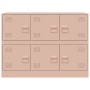 Aparador de acero rosa 99x39x73 cm de vidaXL, Aparadores - Ref: Foro24-841794, Precio: 162,75 €, Descuento: %
