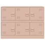 Aparador de acero rosa 99x39x73 cm de vidaXL, Aparadores - Ref: Foro24-841794, Precio: 159,89 €, Descuento: %