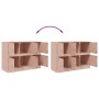 Aparador de acero rosa 99x39x73 cm de vidaXL, Aparadores - Ref: Foro24-841794, Precio: 162,75 €, Descuento: %