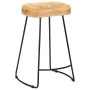 Taburetes de cocina gavin 2 unidades madera maciza de mango de vidaXL, Taburetes de cocina - Ref: Foro24-247837, Precio: 127,...
