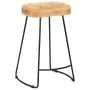 Taburetes de cocina gavin 2 unidades madera maciza de mango de vidaXL, Taburetes de cocina - Ref: Foro24-247837, Precio: 120,...