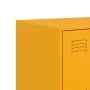 Aparador de acero amarillo mostaza 99x39x73 cm de vidaXL, Aparadores - Ref: Foro24-841796, Precio: 157,55 €, Descuento: %