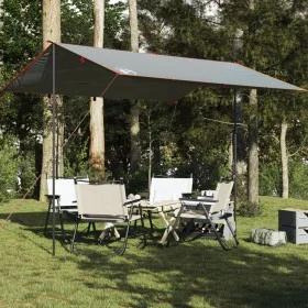 Lona de camping impermeable gris y naranja 360x294 cm de vidaXL, Tiendas de campaña - Ref: Foro24-94660, Precio: 43,38 €, Des...