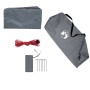 Lona de camping impermeable gris y naranja 360x294 cm de vidaXL, Tiendas de campaña - Ref: Foro24-94660, Precio: 41,79 €, Des...
