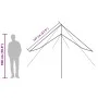 Lona de camping impermeable azul 400x294 cm de vidaXL, Tiendas de campaña - Ref: Foro24-94662, Precio: 35,88 €, Descuento: %
