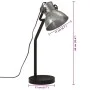 Lámpara de escritorio plateado vintage 25 W E27 17x17x60 cm de vidaXL, Lámparas - Ref: Foro24-371883, Precio: 64,89 €, Descue...