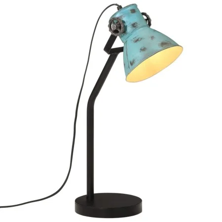 Worn blue desk lamp 25 W E27 17x17x60 cm by vidaXL, Lamps - Ref: Foro24-371888, Price: 65,41 €, Discount: %