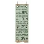 Perchero de pared HAPPY LOVE con 6 ganchos 120x40 cm de vidaXL, Percheros para sombreros y abrigos - Ref: Foro24-245855, Prec...