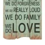 Perchero de pared HAPPY LOVE con 6 ganchos 120x40 cm de vidaXL, Percheros para sombreros y abrigos - Ref: Foro24-245855, Prec...