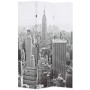 Biombo divisor plegable 120x170 cm Nueva York blanco y negro de vidaXL, Divisores de ambientes - Ref: Foro24-245857, Precio: ...