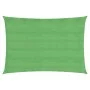Toldo de vela rectangular HDPE verde claro 160 g/m² 2x3,5 m de vidaXL, Sombrillas - Ref: Foro24-311283, Precio: 24,01 €, Desc...