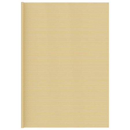 Alfombra para tienda de campaña HDPE beige 400x800 cm de vidaXL, Accesorios para tiendas de campaña - Ref: Foro24-310775, Pre...