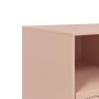 Mueble para TV de acero rosa 99x39x44 cm de vidaXL, Muebles TV - Ref: Foro24-841734, Precio: 99,17 €, Descuento: %
